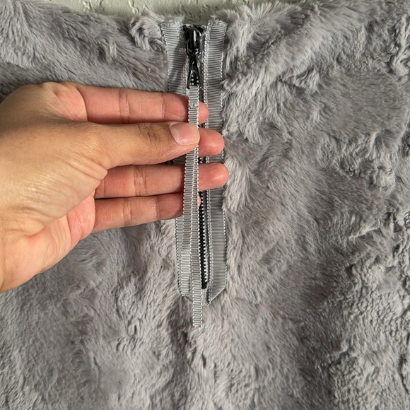 Anthropologie Leifsdottir Faux Fur Top Large short-sleeve - Picture 7 of 9